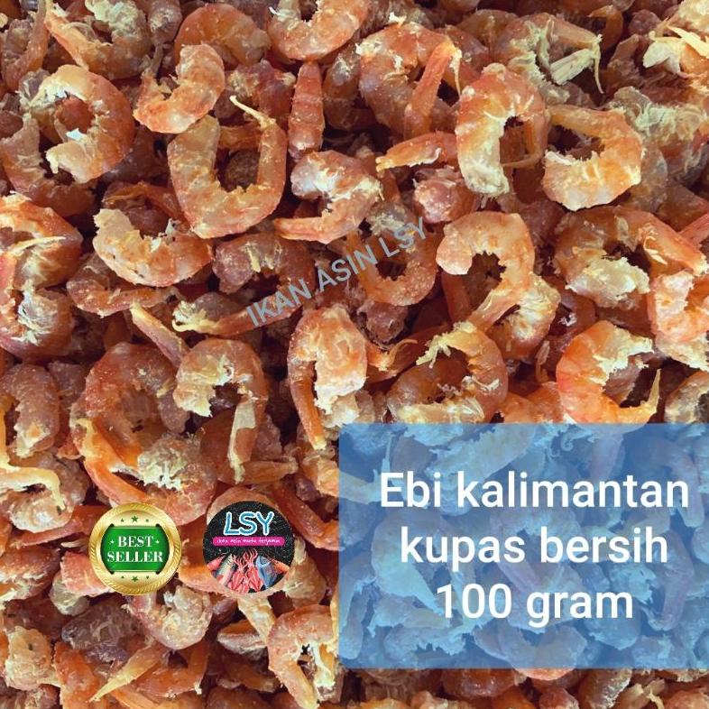 

TERMURAH ebi daging kalimantan kupas bersih ( premium ) 100gram