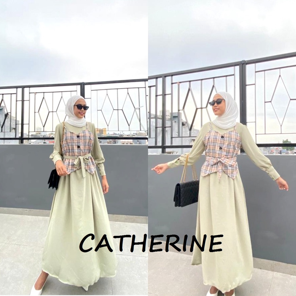 DRESS MAXI SALWA/PAKAIAN WANITA MUSLIM/GAMIS WANITA