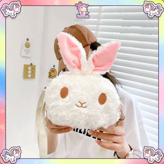 BARU Tas Kepala Kelinci Lucu - Tas Boneka Mainan Kelinci - Tas Kartun Hewan Kelinci - Tas Boneka SNI