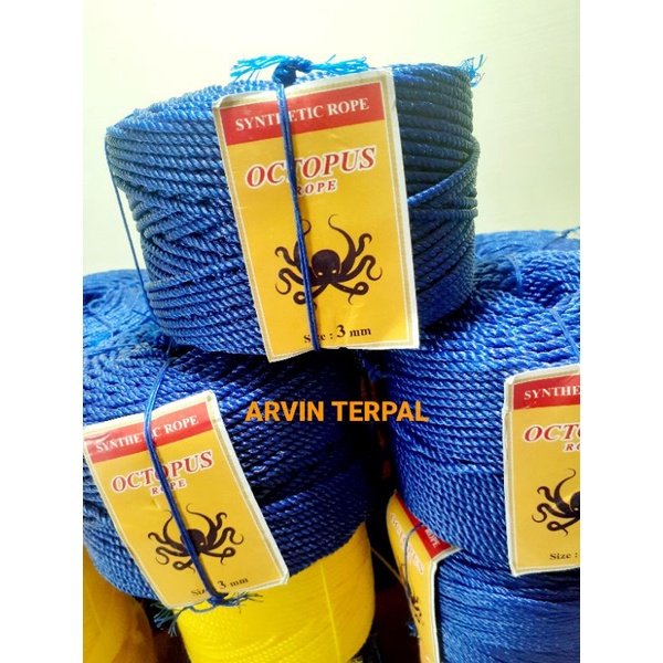 1 ROLL Tali Tambang Plastik 3mm / tali sawah / tali serbaguna / tali tambang kecil / tali