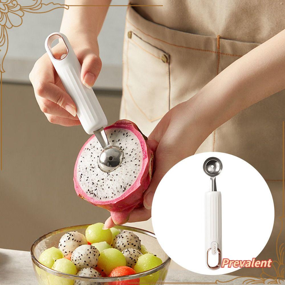 Preva Sendok Es Krim Stainless Steel Metal Melon Fruit Ball Scooper Sendok Buah