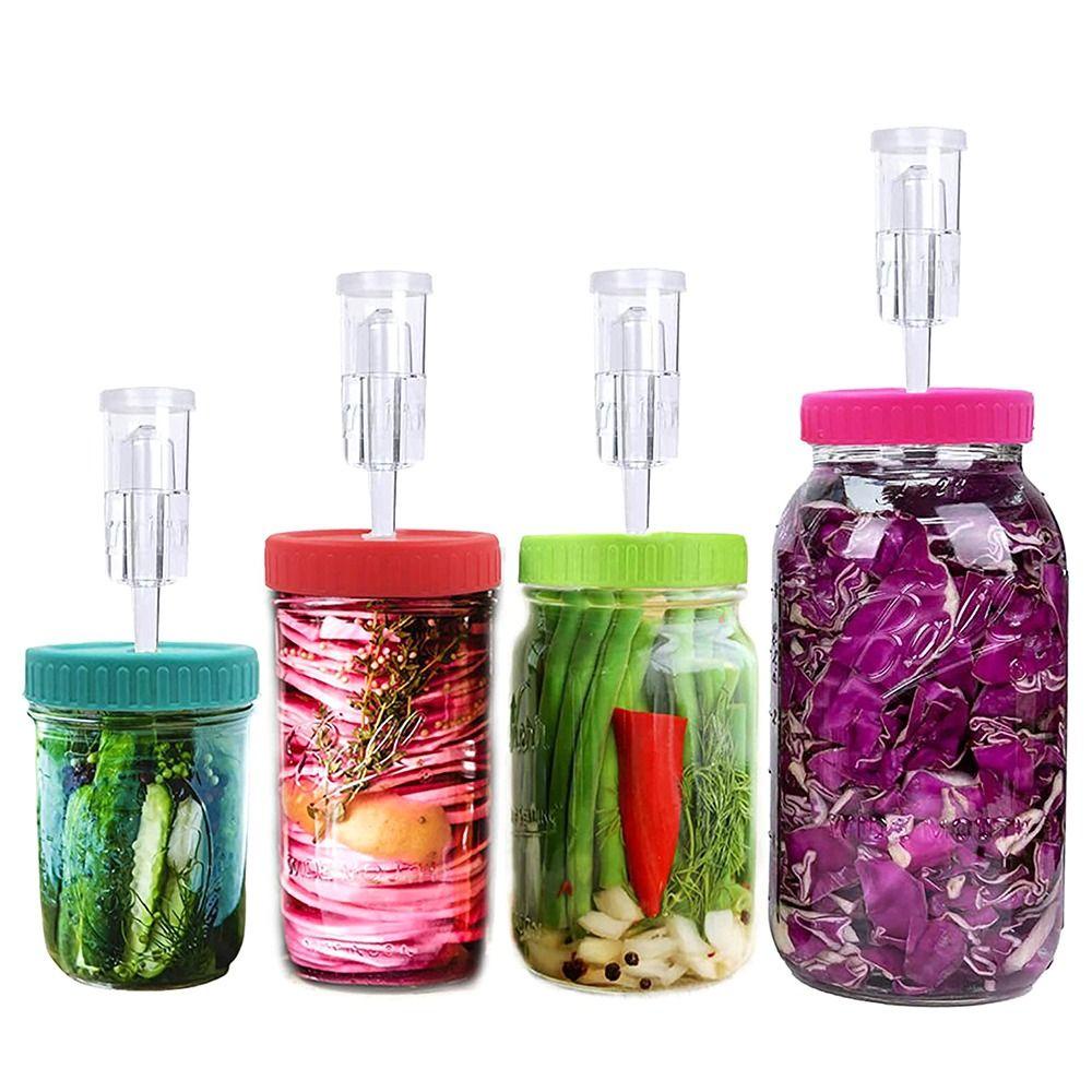 Suyo 3pcs 86mm Mason Jar Lid Alat Dapur Plastik Bagus Seal Segel Penutup Botol