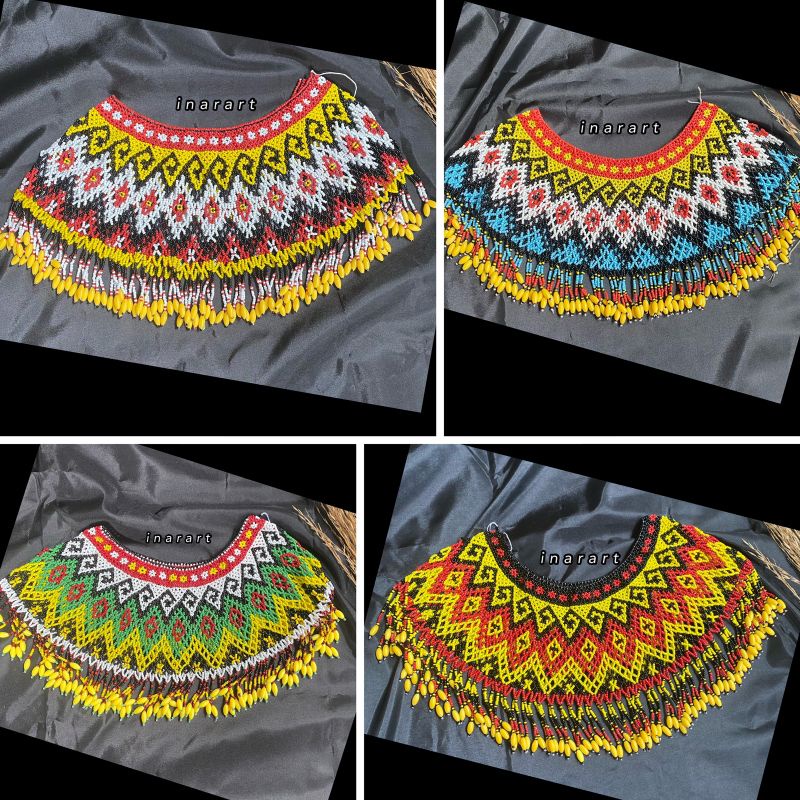 TERATAI/ HIASAN PUNDAK BAJU ADAT DAYAK