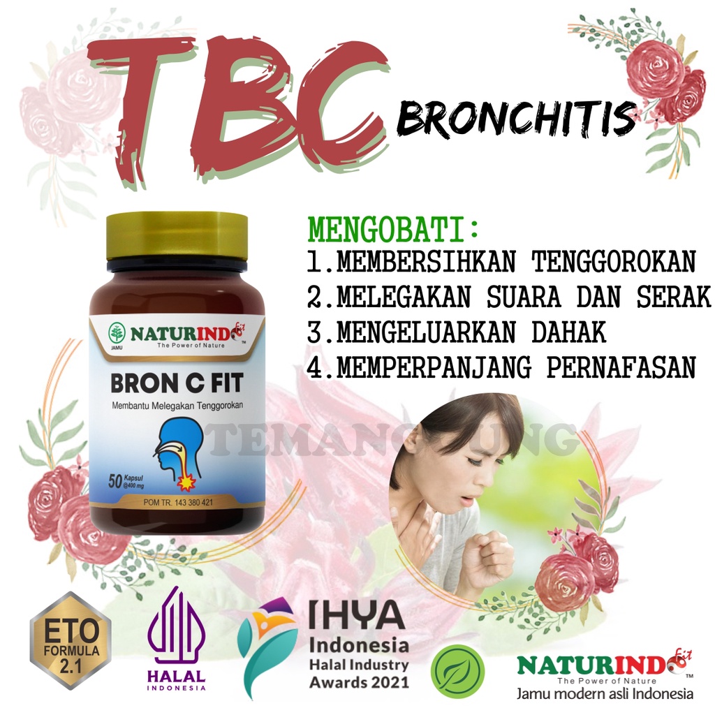 Obat TBC paru kelenjar bronkitis tuberculosis bronchitis Ampuh kronis sesak asma batuk naturindo