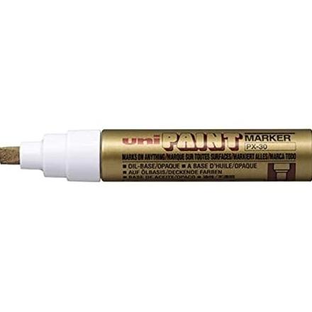 

Spidol Uni Paint PX30 Paint Marker Gold Colour Oil Base Paint Marker