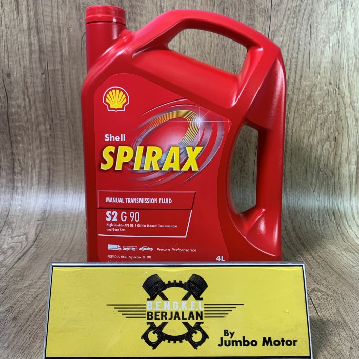 Terlaris Oli Shell Spirax S2 G 90 4L Galon- Oli Manual Transmisi Oli Persneling