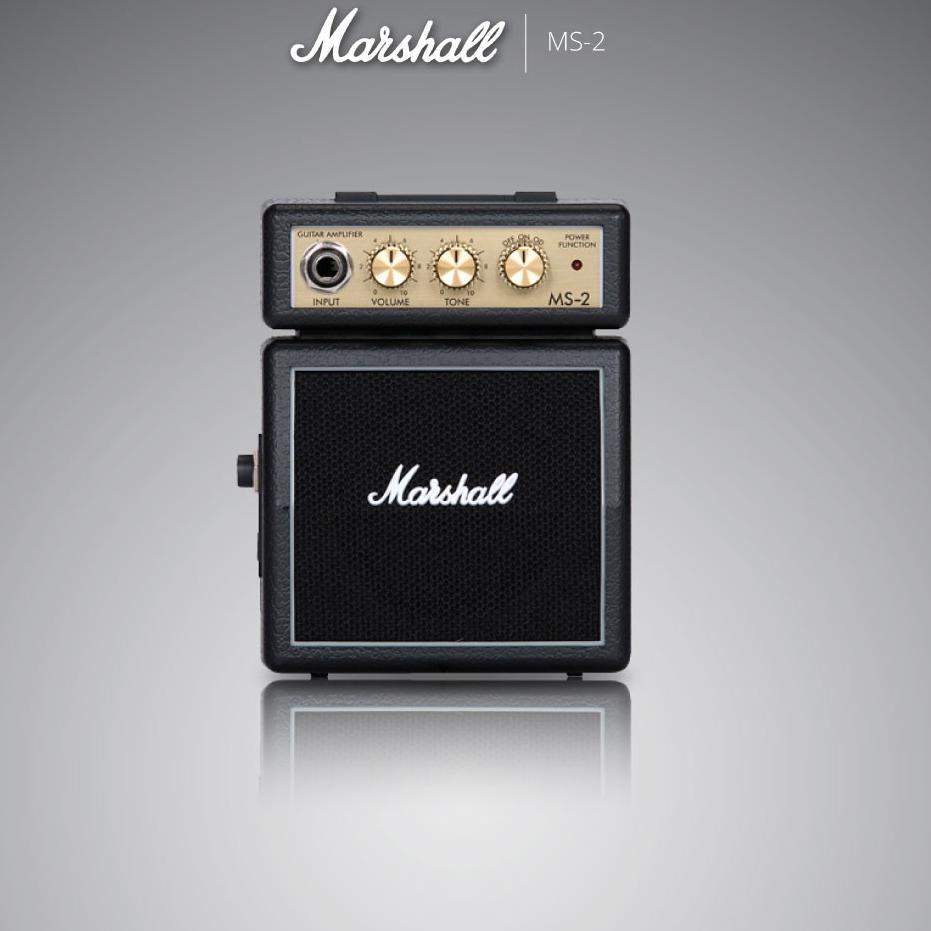 Termurah Marshall MS-2 Mini Micro Black 1W 1x2" Guitar Amplifier