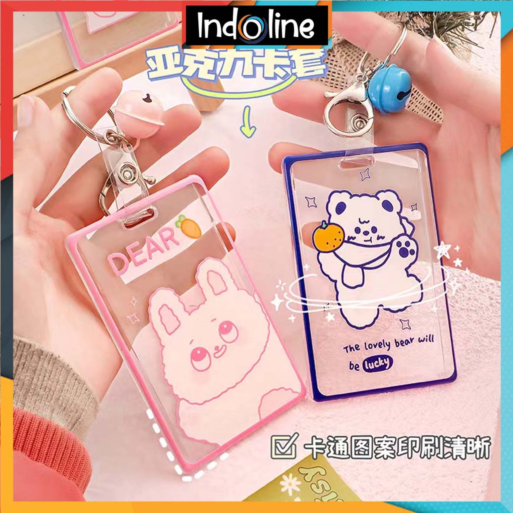 

✔️Name Tag Lanyard ID Card Holder Acrylic Case ID Card Name Card Holder Transparant Import COD