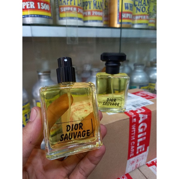 Parfum Refill spray super premium botol kotak ukuran 15ml 30ml 50ml (bebas request)