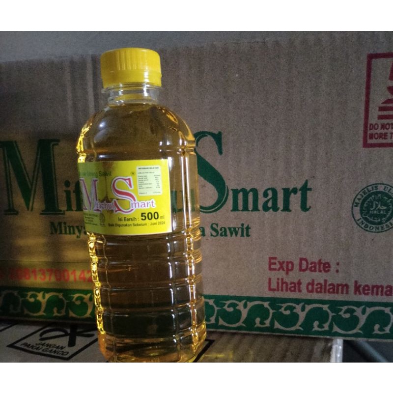 500 Ml Minyak Goreng 1 Karton (Isi 24 botol) Miftachul Smart