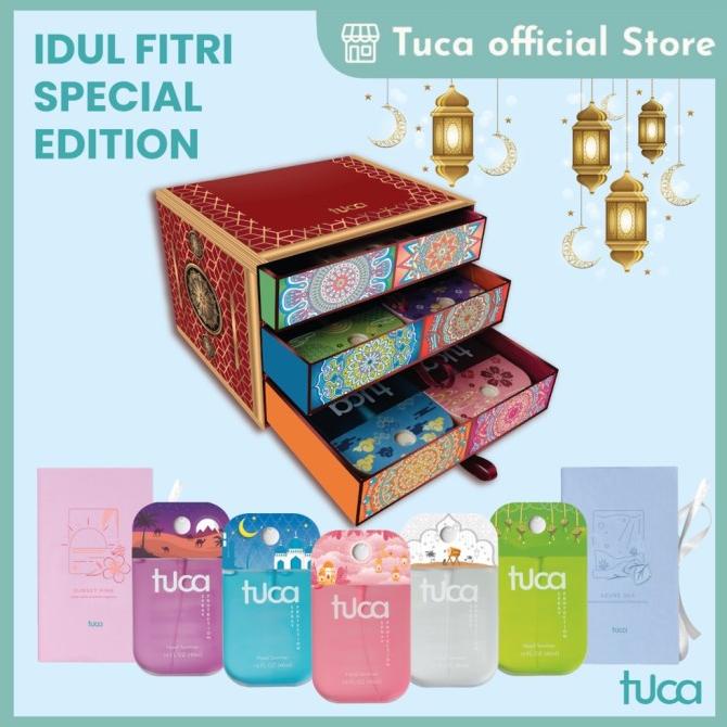 

TUCA IDUL FITRI SPECIAL DESIGN HAMPERS - HAND SANITIZER & SURFACE TH5464TY