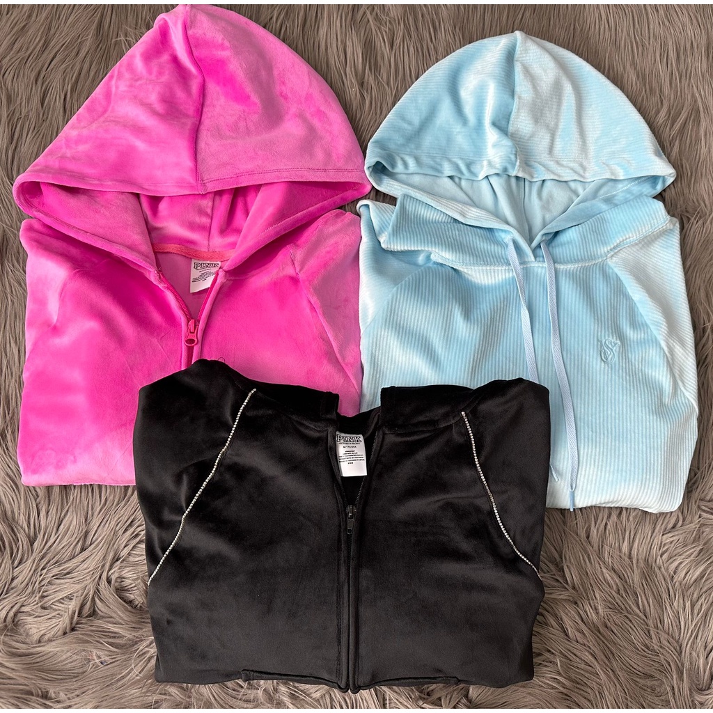 velour zip jacket