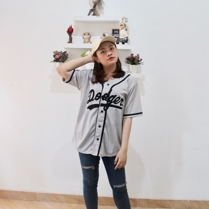 Bisa COD Jersey baseball baju baseball Pria Wanita 02 Original Asli