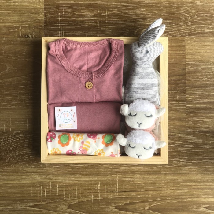 

(COD) Paket Hampers Premium Anak Bayi - Hampers Baby - Newborn baby Giftset - pink, box hampers