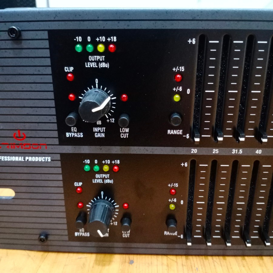 Equalizer equaliser ekualiser Crimson 1231 Original