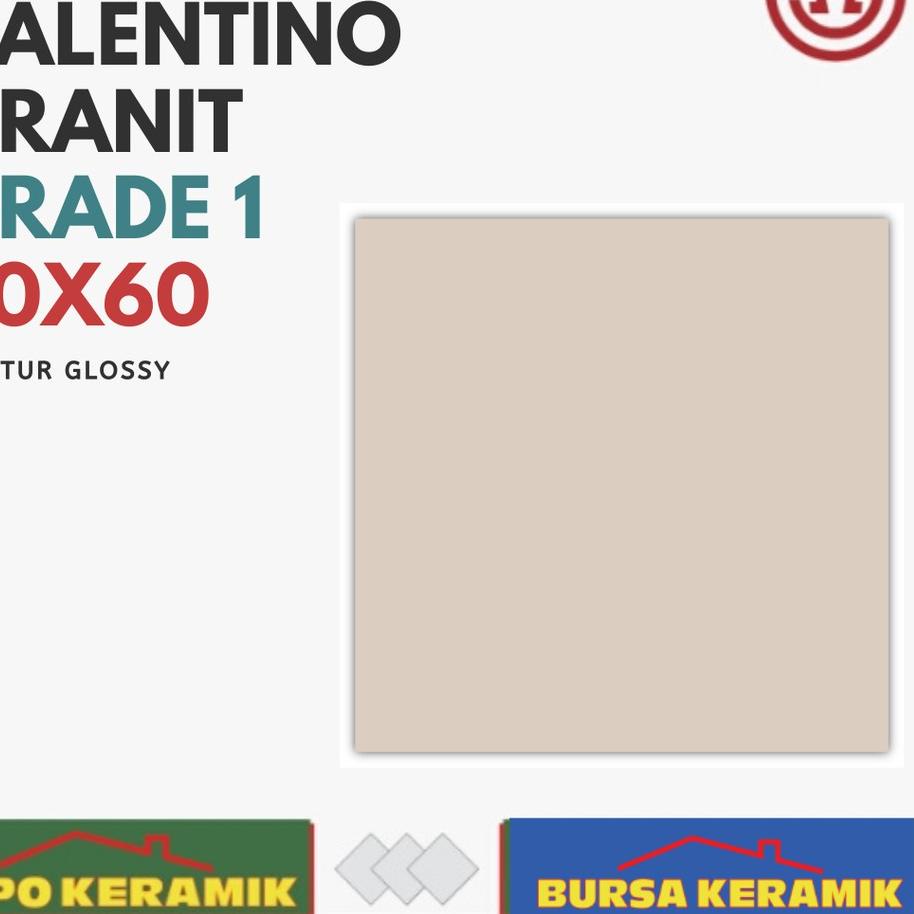 ➢ Granit Lantai Polos Valentino 60x60 Blanco Ivory G1 ۩