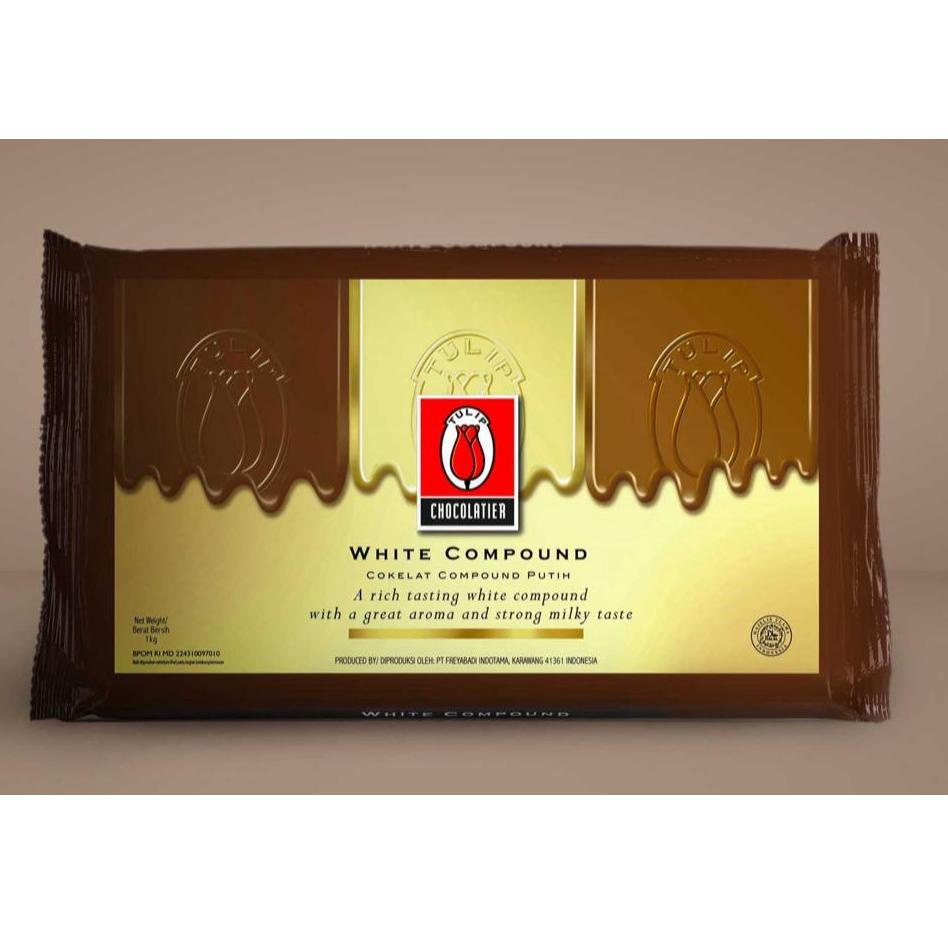 

Produk Extra Coklat Tulip White Chocolate Compound - Tulip White 1kg Discound Hari Ini