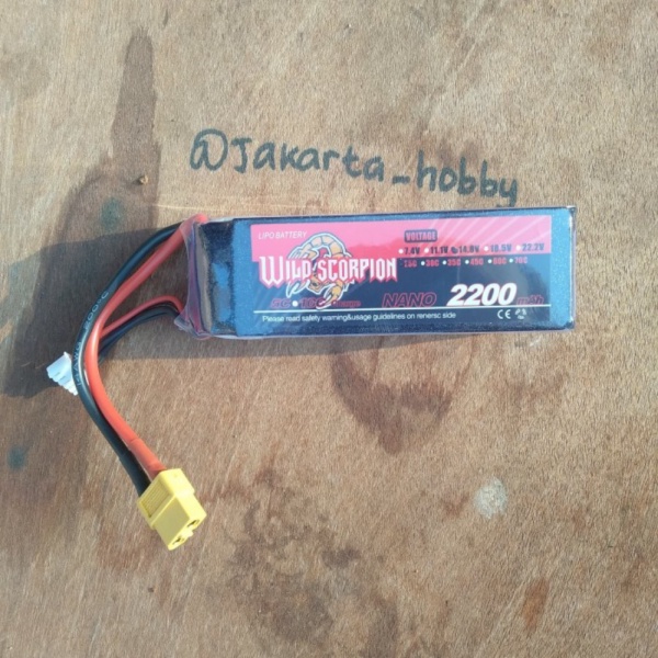 

Promo Wild Scorpion WS 2200mah 4S 25C Berkualitas