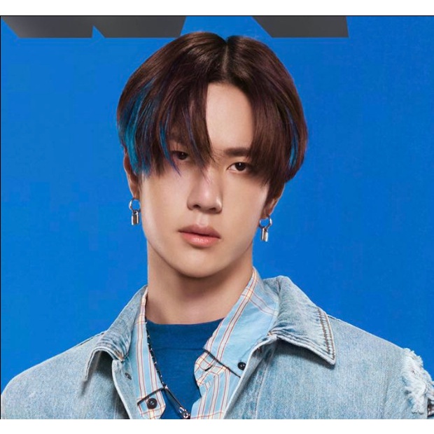 Wang Yibo Liu Yuxin Gaya Yang Sama Anting Kunci Kecil Stainless Steel Gaya Unisex Anting Tanpa Tindik Telinga Klip Bintang