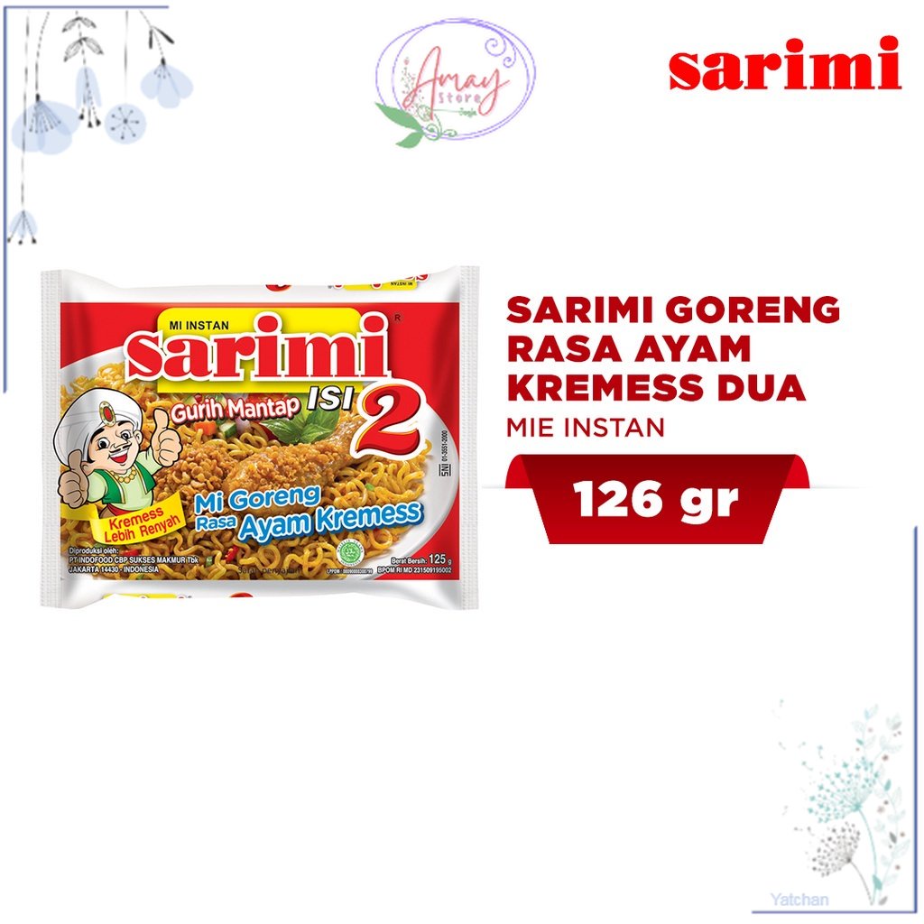 

[asj] BISA COD - Sarimi Goreng Rasa Ayam Kremess Dua