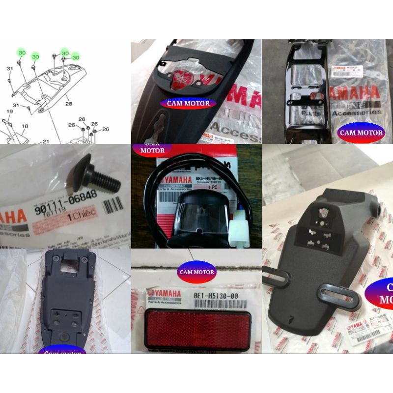 SPAKBOR BELAKANG XSR 155 ORIGINAL YAMAHA