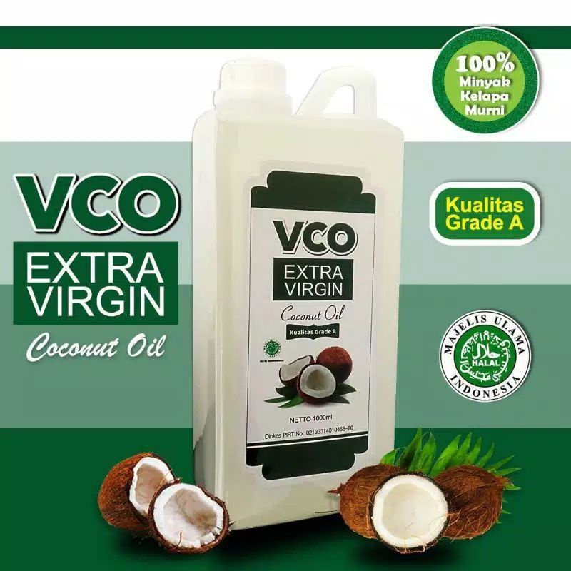 

VCO EXTRA VIRGIN COCONUT OIL 1 LITER MINYAK KELAPA MURNI ASLI DENPASAR BALI