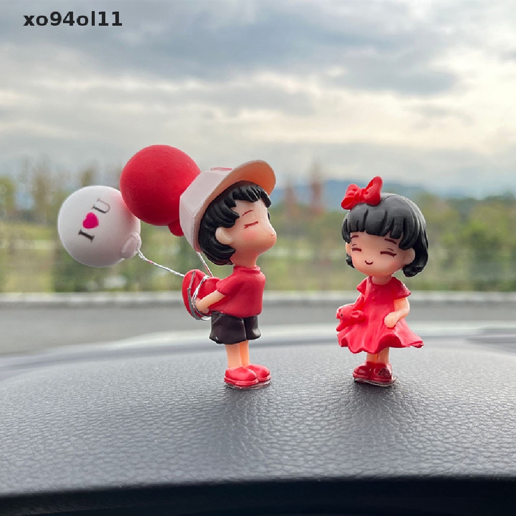 Xo 1pasang Pasangan Anime Untuk Model Ornamen Mobil Gambar Lucu Auto Interior Dekorasi OL