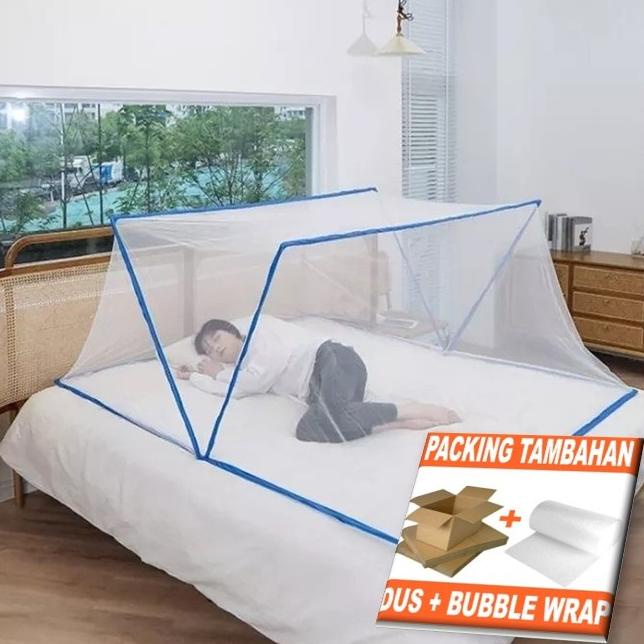 ➯ KELAMBU KOTAK LIPAT UKURAN cm/ KELAMBU LIPAT PORTABLE KOTAK/ KELAMBU LIPAT ANTI NYAMUK KOTAK ☄