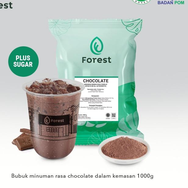 

12.12 Brands Festival Bubuk Minuman CHOCOLATE Powder 1000g PLUS GULA - Forest Bubble Drink 