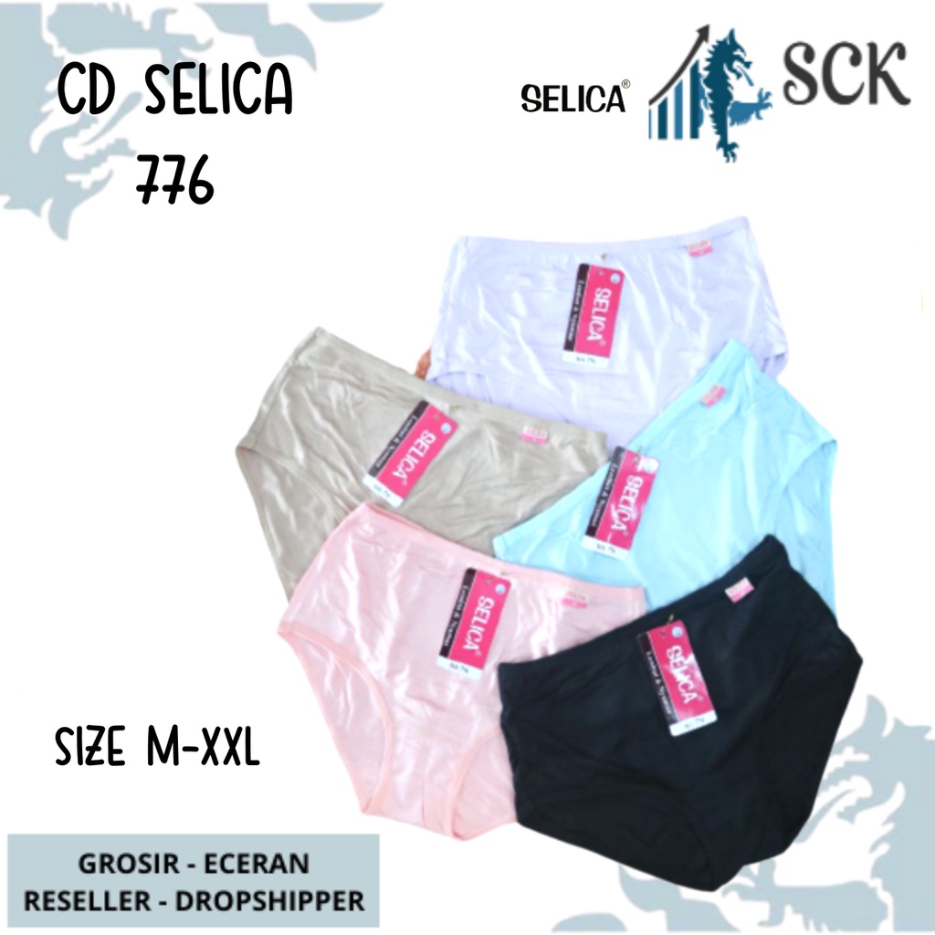 CD Wanita SELICA 776 Mini / Pakaian Dalam Wanita Seamless / Celana Dalam Perempuan - sckmenwear GROSIR