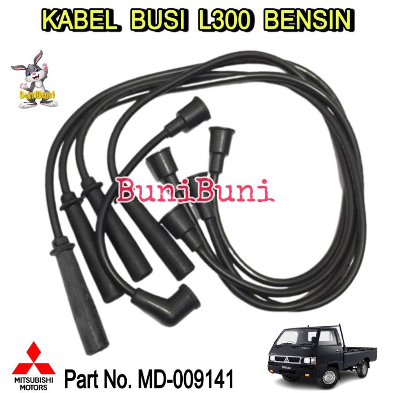 KABEL BUSI Untuk Mobil Mitsubishi L300 L 300 Bensin Dan KUDA Bensin - 1 SET