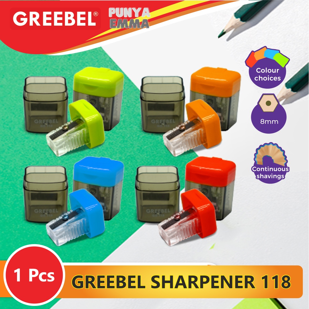 

GREEBEL SHARPENER 118 / RAUTAN PENSIL - 1 PCS