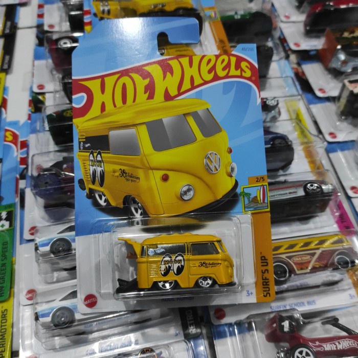HOTWHEELS HOT WHEELS KOOL KOMBI MOONEYES KUNING B23 HKJ33