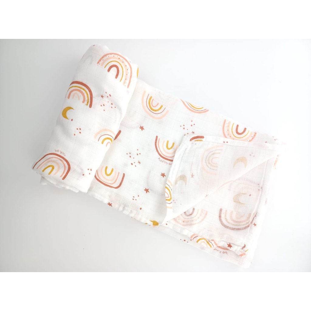 Cozy by Chloe Muslin Swaddle - Bedong Anak bayi Selimut Blanket Muslin Bamboo Cotton  Soft Lembut Halus