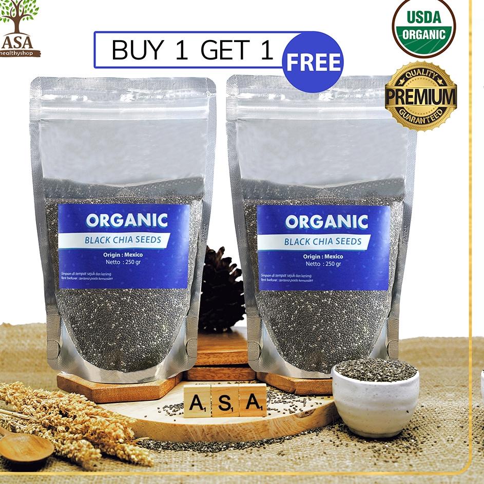 

✬ Organic Chia Seed Mexico 250gr Buy 1 Get 1 ➧