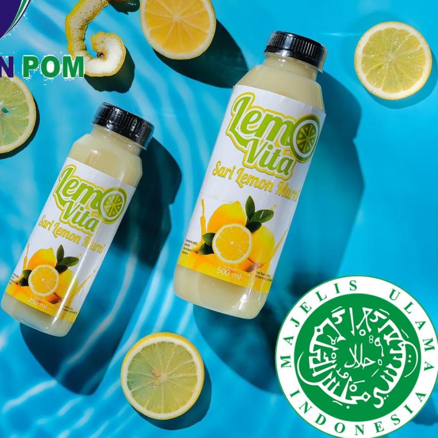 

▼ PAKET 1 Liter Lemovita Fresh Jus Lemon Halal ♔