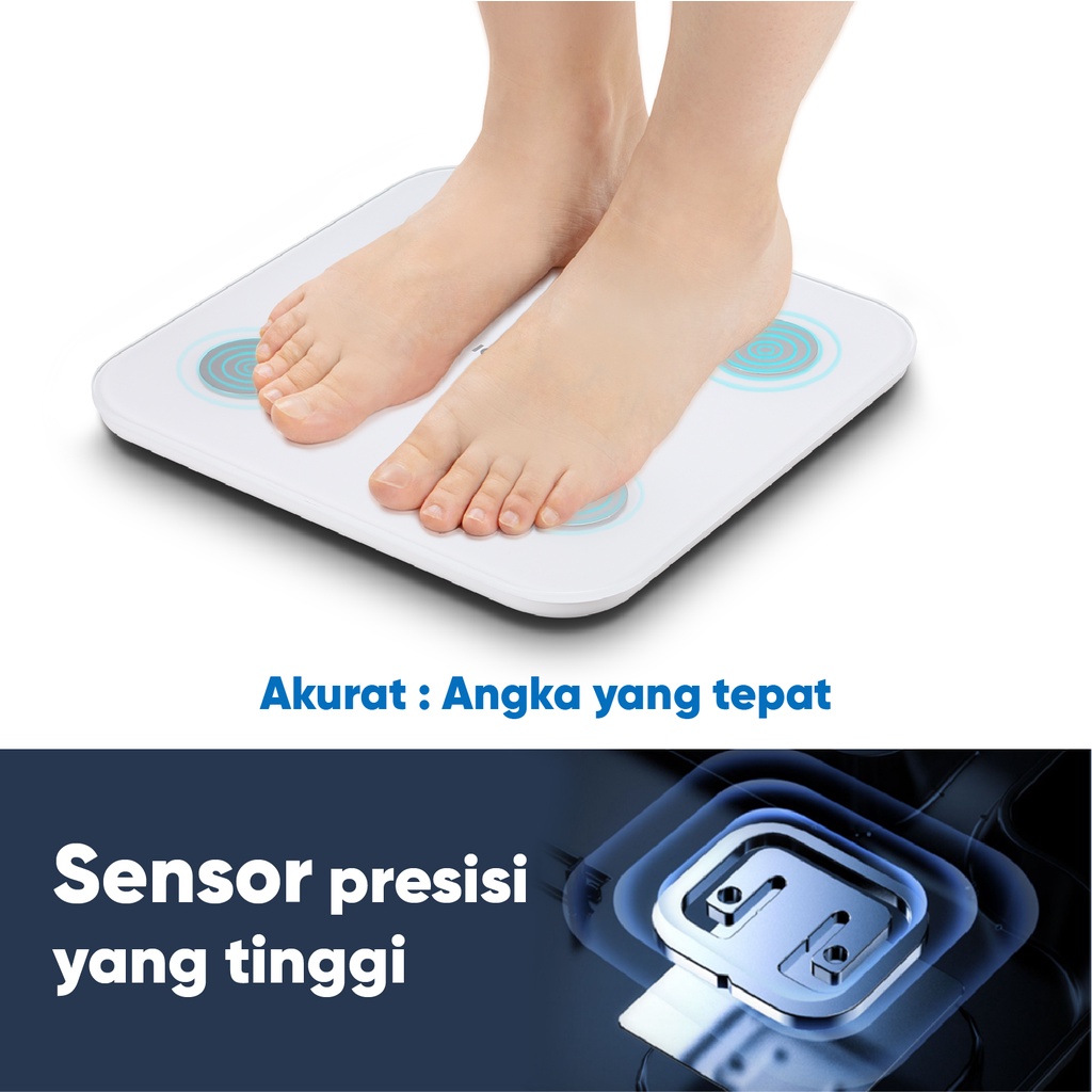 BOMIDI Body Fat Scale S1 Timbangan Badan Smart Scale Digital Timbangan Scale