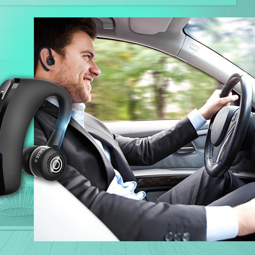 ♀ Headset Bluetooth voyager V9 Wireless Hands-free Earphone with Mic Control ۩