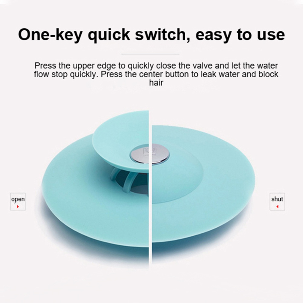 ღ Lantai Shower Strainer Cover Plug Silikon Anti Bau Wastafel Lantai Kebocoran Inti Kebocoran Inti Dalam Selokan Deodoran Air drain Filter Toilet Anti Serangga Perangkat