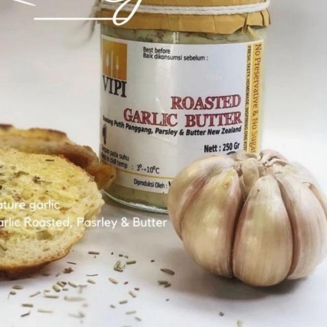 

☈ VIPI ROASTED GARLIC BUTTER NEW ZEALAND@250GRAM (BISA BUAT MPASI BAYI) ♛