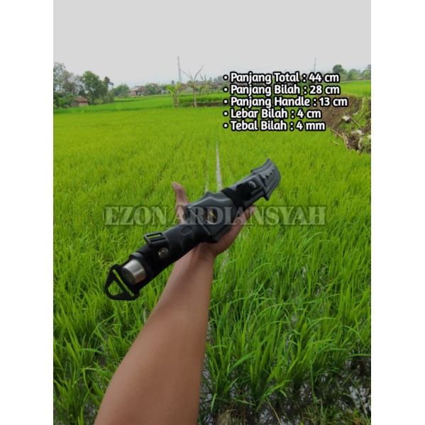 PISAU KING KOBRA HITAM PANJANG KEREN 100% REALPICT