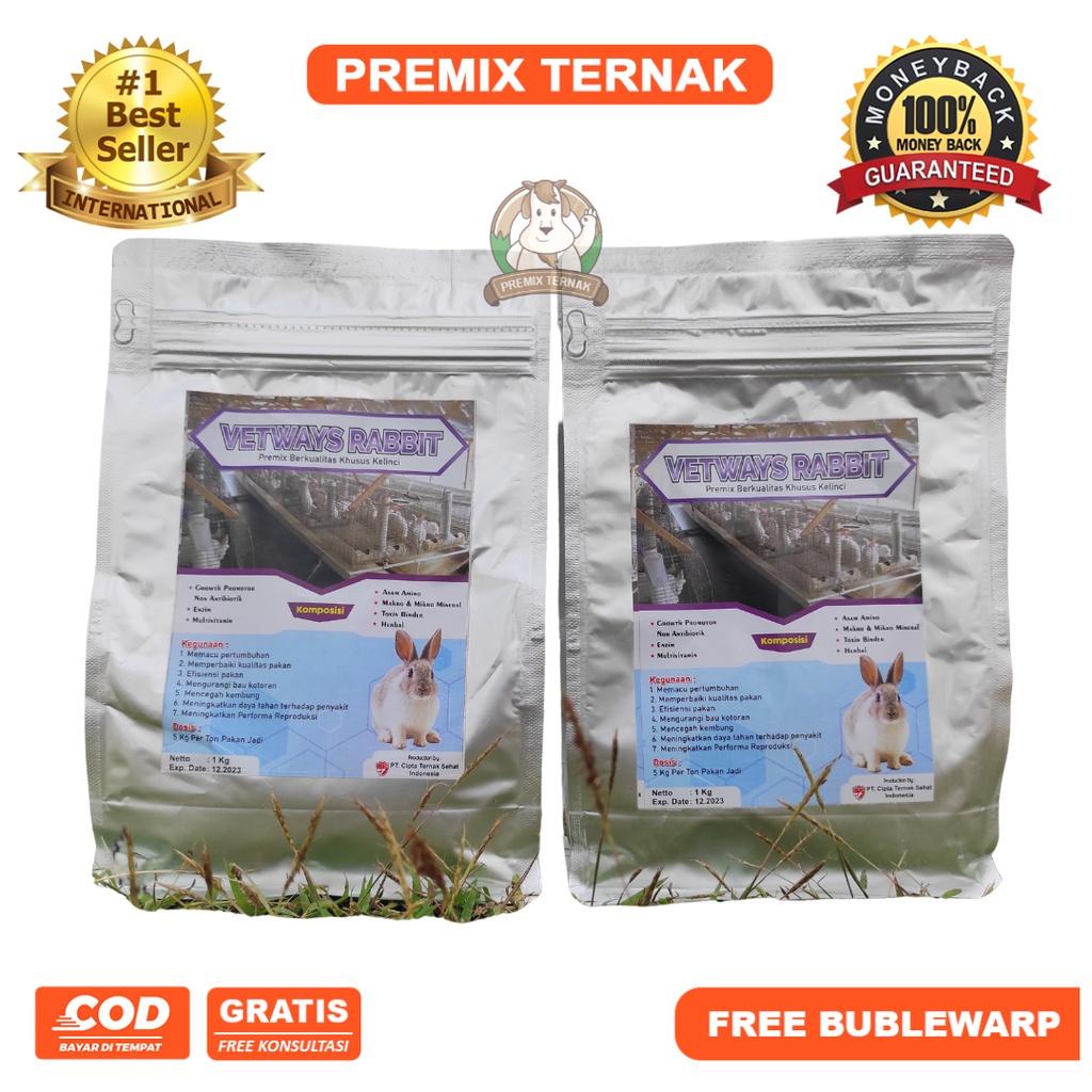 VETWAYS RABBIT - Suplemen untuk kelinci - Premix berkualitas khusus kelinci Best Seller