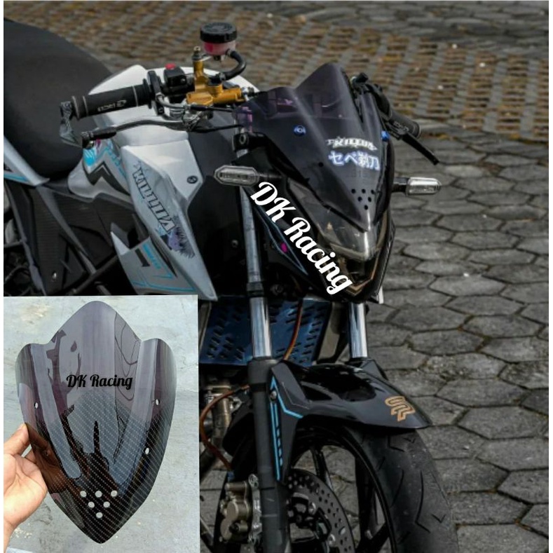 VISOR NEW CB 150 R MODEL NINJA R CARBON WINDSHIELD NEW CB 150 R MODEL NINJA R CARBON