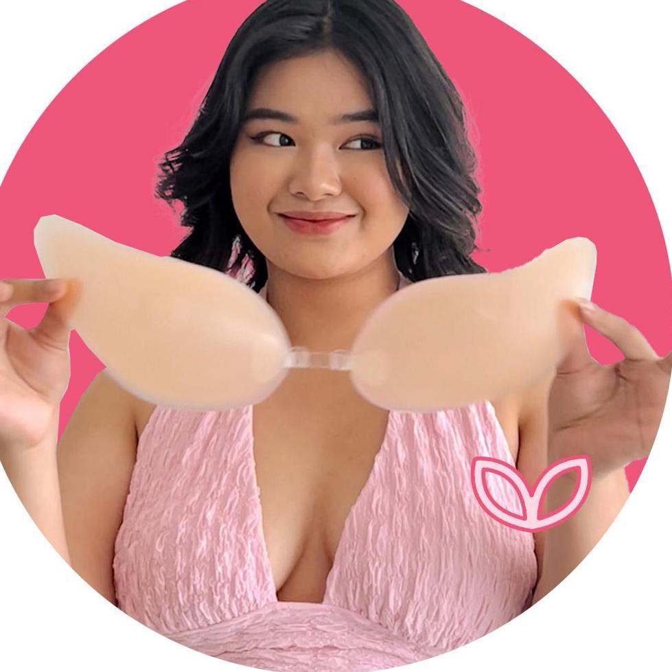 STOK TERBATAS Pluffyschoice Winx Silicone Bra Tempel Strapless Cup A - Cup DD