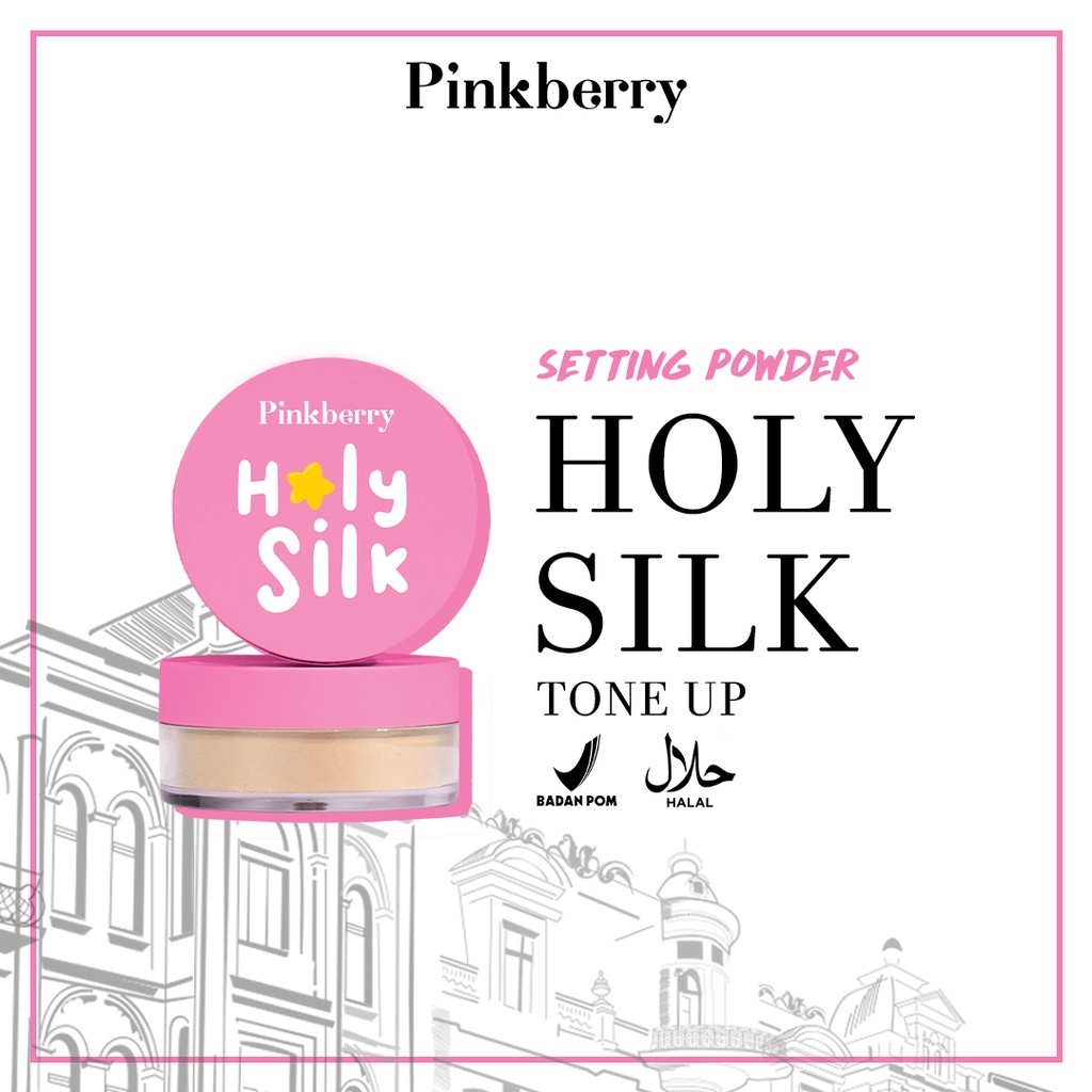 ★ BB ★ Pinkberry Holy Silk 4K Blur Setting Powder - Translucent - Tone Up