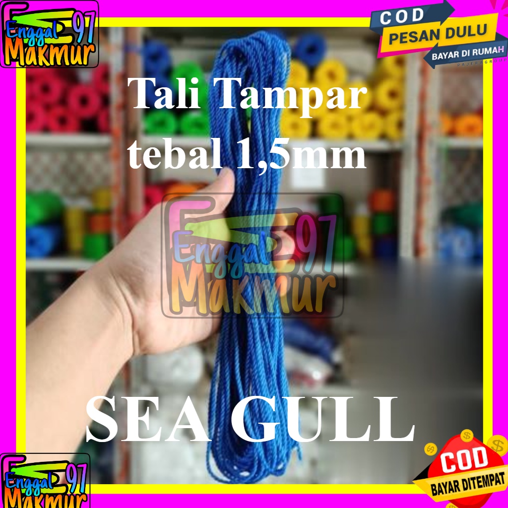 

Tali Tampar Kecil PE 1.5 mm / Serampat Cap Paus