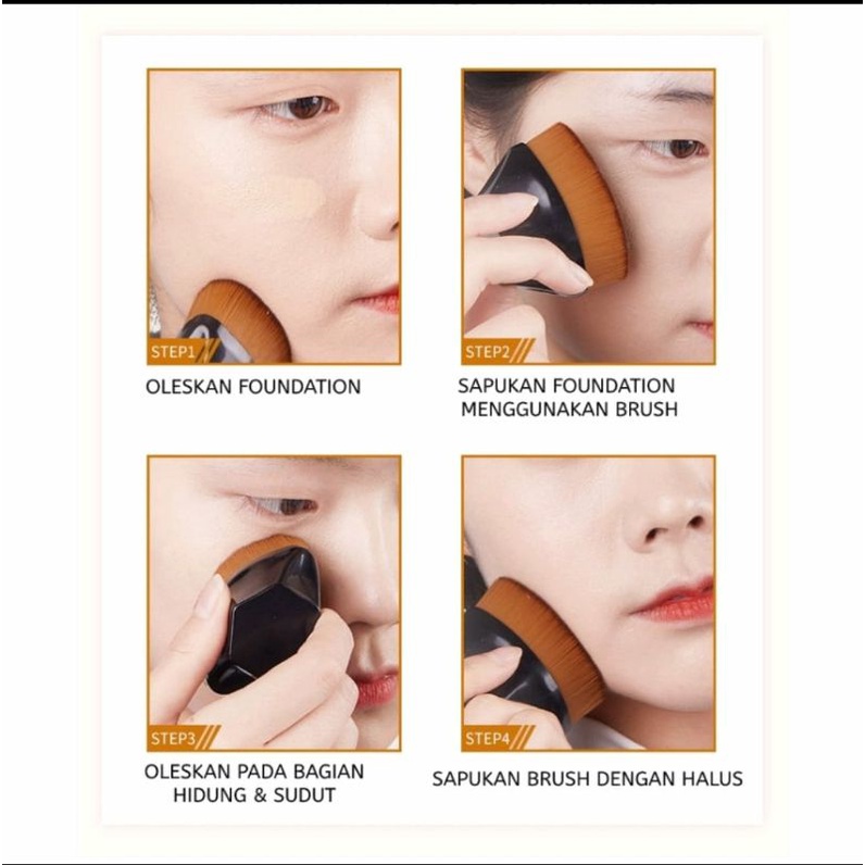 Foundation Brush Kuas Make Up Kecantikan Wajah