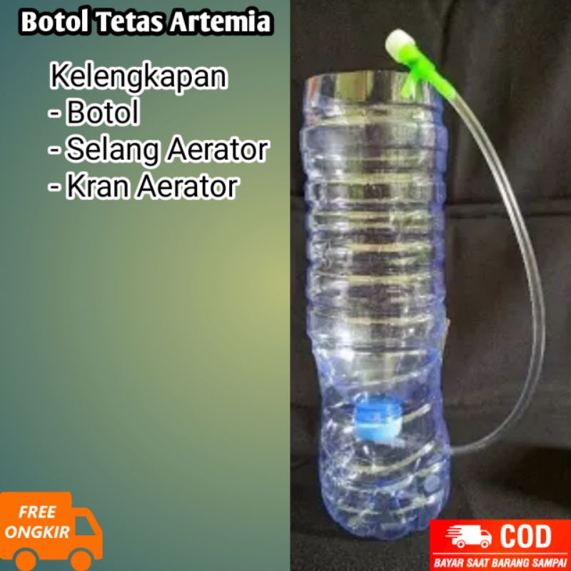 Botol Tetas Artemia Media Penetasan Artemia Kultur