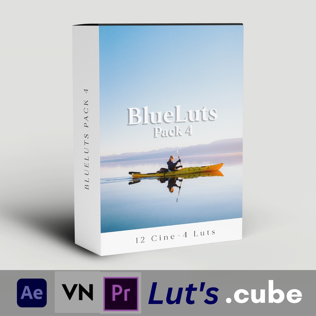 12 BLUELUTS PACK - Cine4 LUTS (Bisa VN/Pr/AE dll)