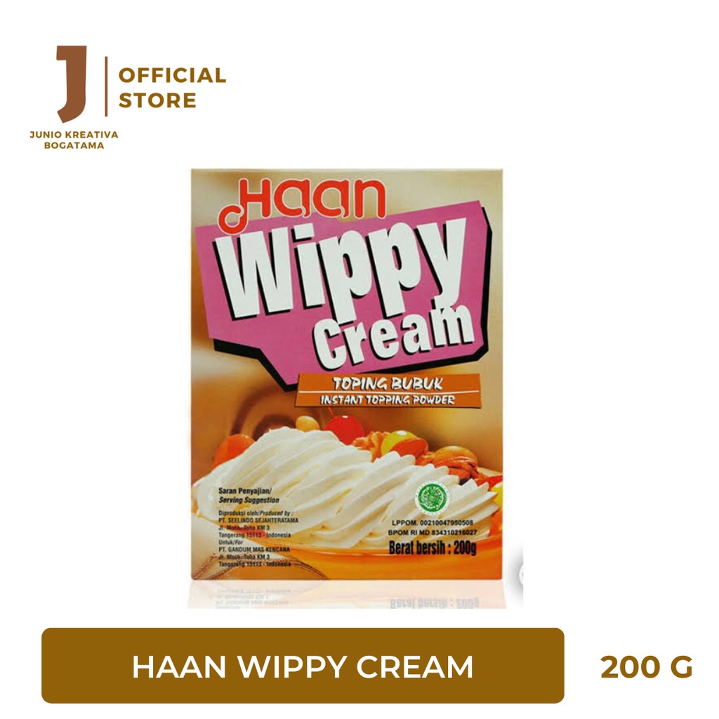 

Haan Wippy Cream 200 Gram